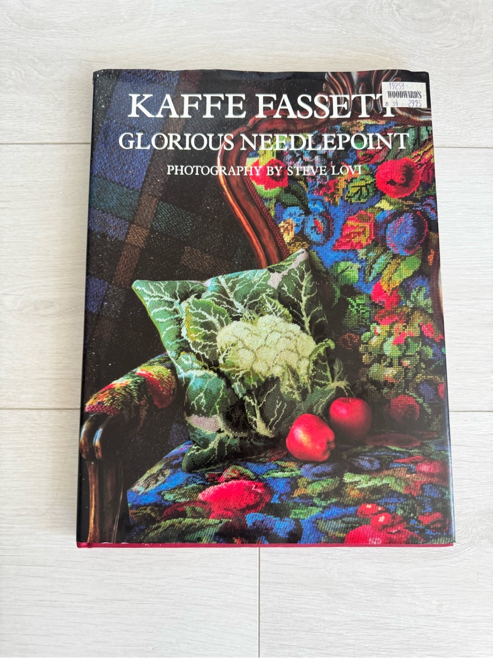 Vintage Hardcover Book Kaffe Fassett Glorious Needlepoint 1987 w Dustcover
